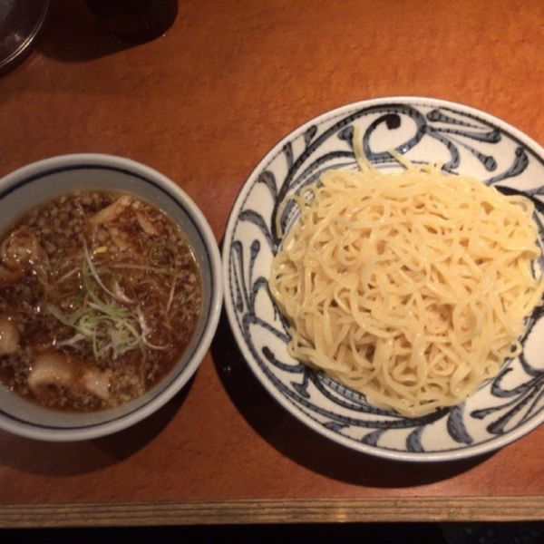 「肉つけ麺」@つけめん でんまる 飯田橋店の写真