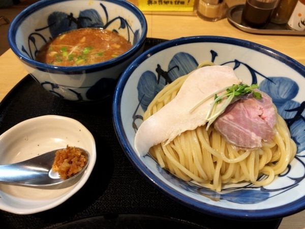 「鶏と魚介のつけめん」@つけ麺 たけもとの写真