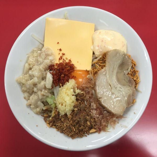 「まぜそば(並)」@ジャンクガレッジ 熊谷店の写真