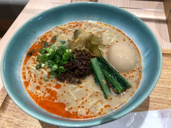 「タンタン麺大盛980円+味玉120円」@活龍 道の駅かさま店の写真