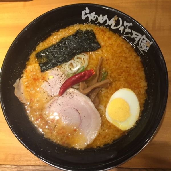 「バリ辛らぁめん」@らあめん花月嵐 浦安店の写真