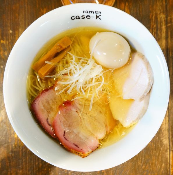 「特製らぁめん（塩）＋クラフトビール①」@ramen case-Kの写真