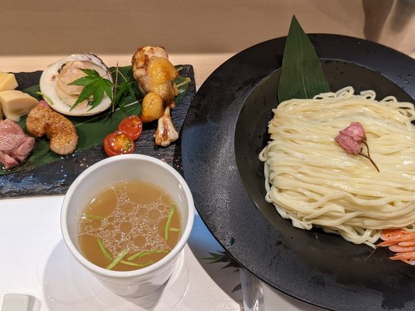 「6周年限定　春薫るはまぐりつけ麺」@燃えよ麺助の写真
