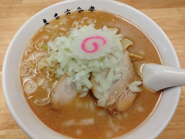 「蔵出し味噌ラーメン鶏脂」@喜多方食堂 磯崎の写真