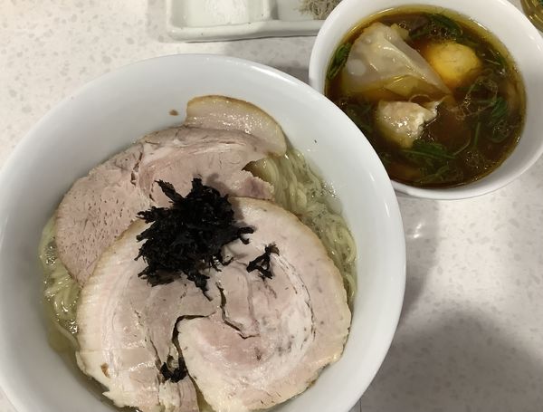 「[限定]特製昆布水醤油つけ麺　大盛」@ラーメン星印の写真