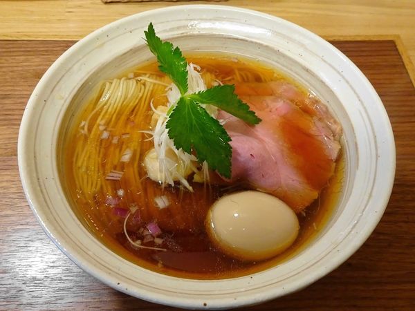 「醤油特製中華（1,000円）＋肉ご飯（400円）」@中華そば 心の写真