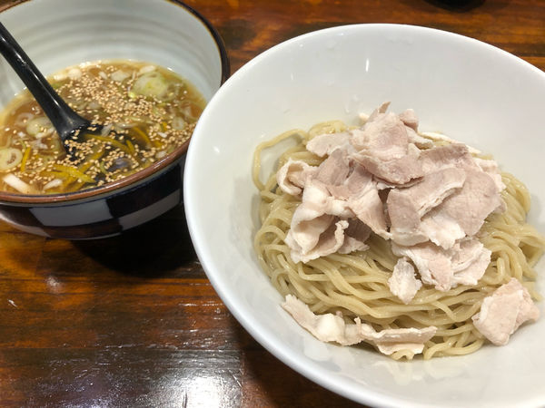 「冷製柚子つけ麺」@オリオン食堂の写真