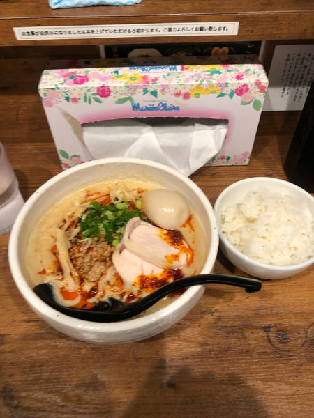 「濃厚坦々麺」@濃厚鶏麺 ゆきかげ 三ノ輪店の写真