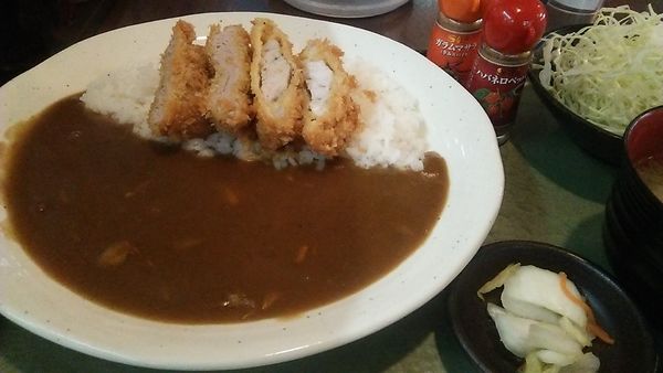 「ランチ ロースカツとヒレカツのカレー 980円」@とんかつ とんき メトロ店の写真