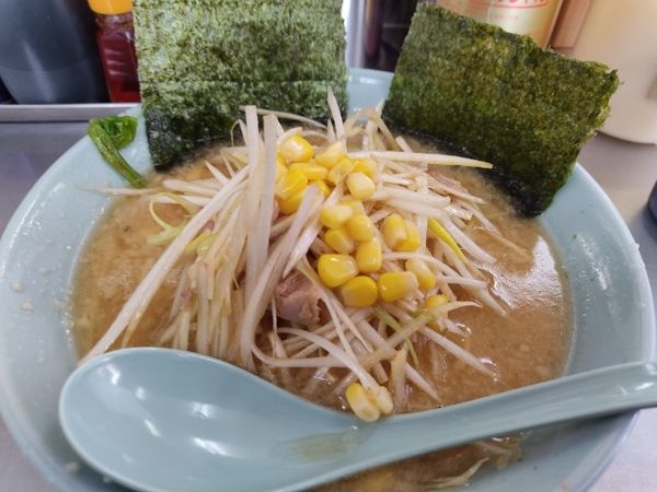 「味噌ネギラーメン（840円）＋半ライス（100円）」@ラーメンショップ 野田店の写真