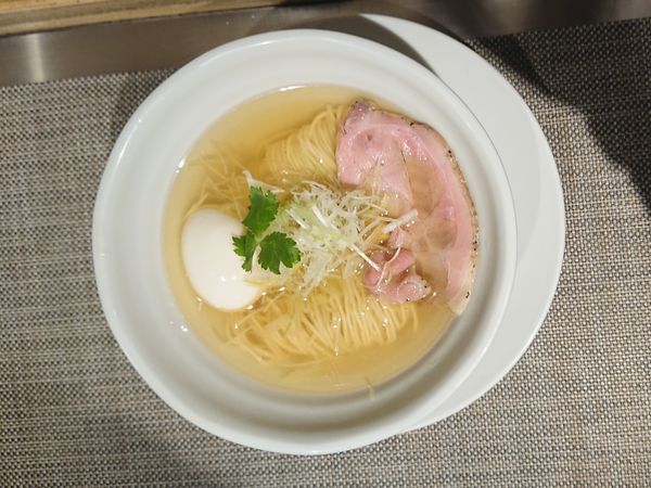 「塩そば（並）＋味玉」@成城青果の写真