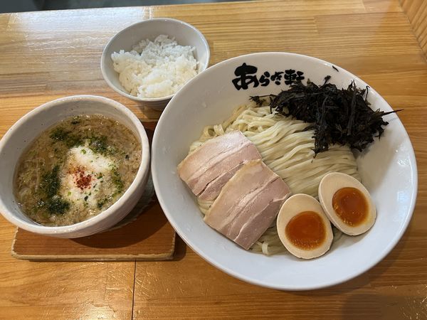 「全のせ味噌チャチャとろろつけ麺1290円」@ニボチャチャ！！ラーメン あらき軒の写真