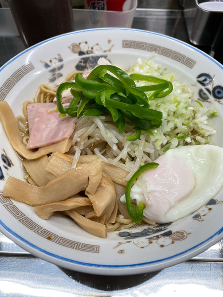 「油そば 五目」@中華そば みたかの写真