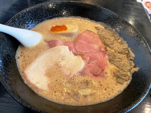 「泡にぼラーメン＋和え玉」@泡とろ齋藤の写真