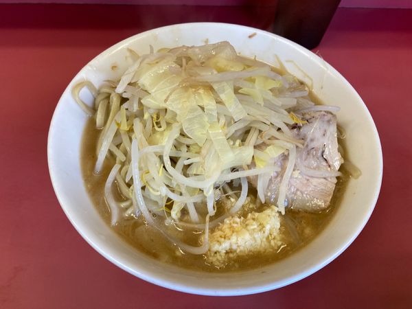 「少なめ　ヤサイ少なめ　ニンニク」@ラーメン二郎 ひばりヶ丘駅前店の写真