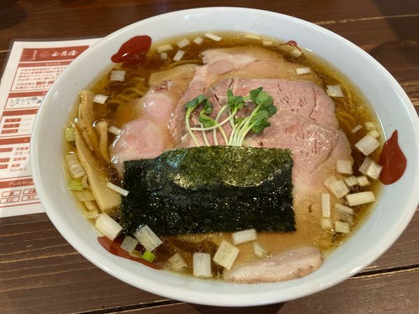 「焼豚そば　大盛り」@支那そば 正月屋の写真