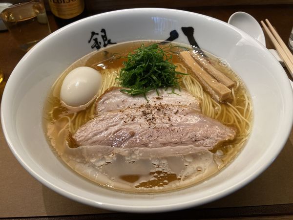 「特製中華そば（大盛り）」@中華そば 銀座 八五の写真