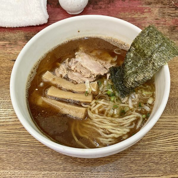 「らーめん+ライス(ランチセット)」@ひなたやの写真