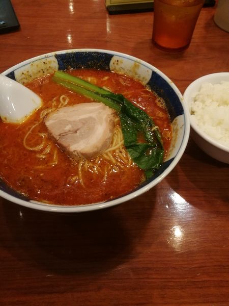 「だんだんめん　大辛」@支那麺屋 日比谷よかろうの写真
