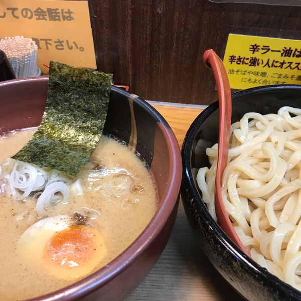 「つけ麺（並・太麺・冷・味噌）」@竹屋 田無店の写真