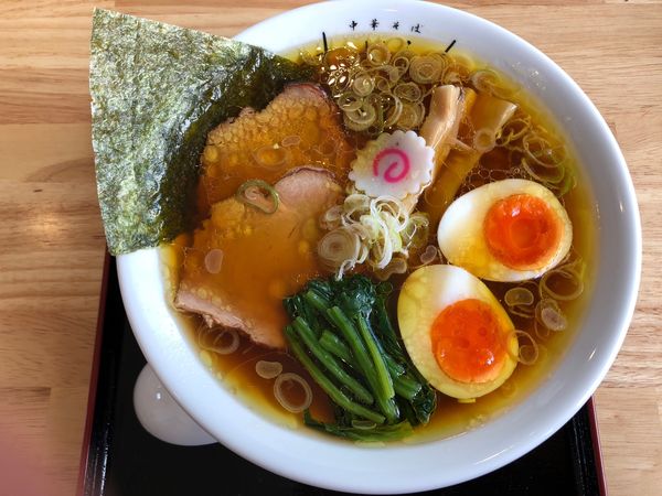 「味玉中華そば」@自家製中華そば すずらんの写真