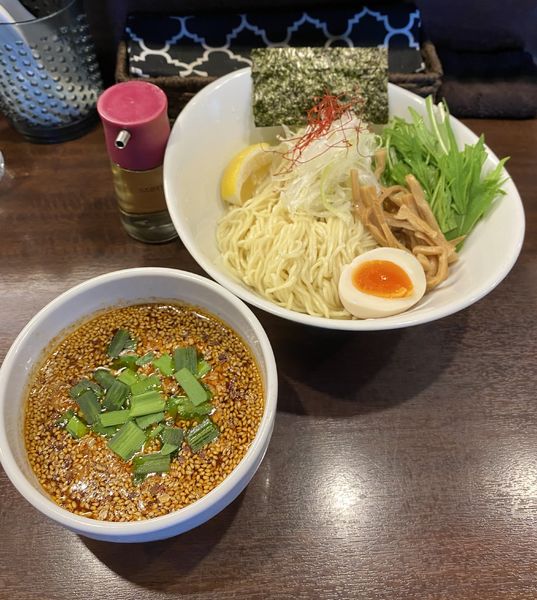 「辛つけ麺 (中・210g) ¥950」@GANCON NOODLEの写真