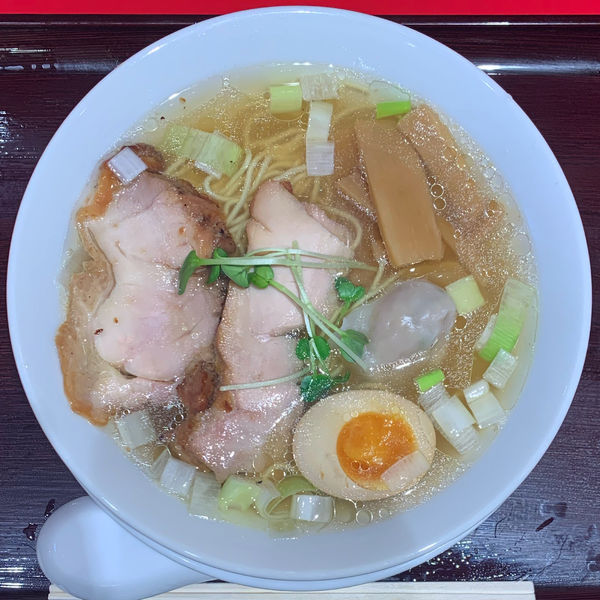 「とりそば」@鳥藤とりそばスタンド グランスタ東京店の写真