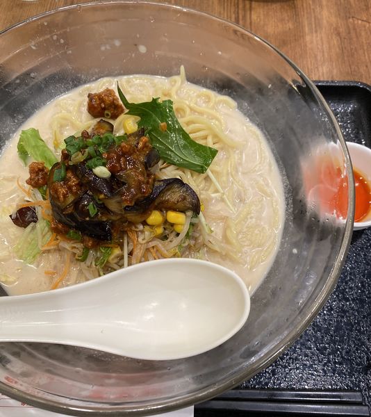 「【限定】麻婆茄子ちゃんぽん　８９０円」@リンガーハット 京急鶴見店の写真