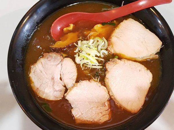 「チャーシューカレーラーメン」@広東料理 楽々亭の写真