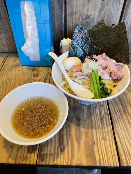 「特製昆布の塩つけ麺大盛り」@昆布の塩らー麺専門店 MANNISHの写真