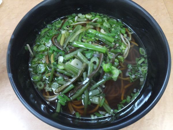 「山菜そば440円」@自笑亭の写真