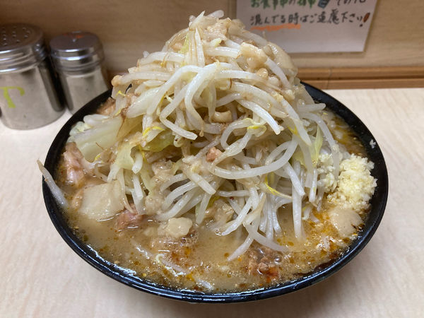 「みそラーメン+豚増し」@ラーメン二郎 京成大久保店の写真