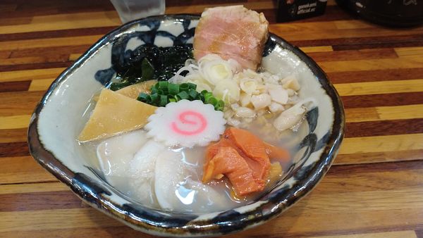 「【限定】蜆(しじみ)の潮らーめん三種の貝添え¥1350-」@鮮魚らーめん 五ノ神水産の写真