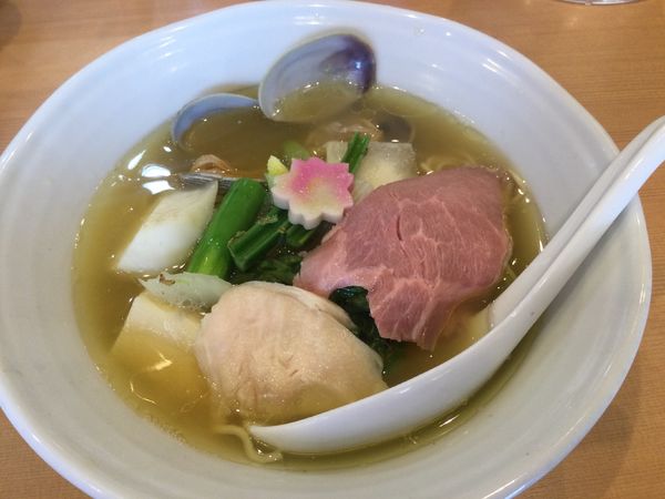 「【春季限定】北海あさりと季節野菜の汐蕎麦(¥980)」@中華蕎麦 はるの写真