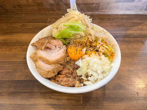 「汁なし中」@男気らーめん アカギの写真