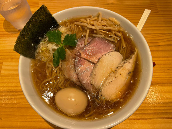 「特製こもんそば大盛り」@麺ゃこもんの写真