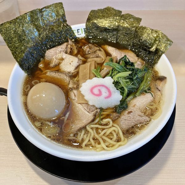 「特製生姜醬油らーめん＋海苔」@SEIROUらーめんの写真