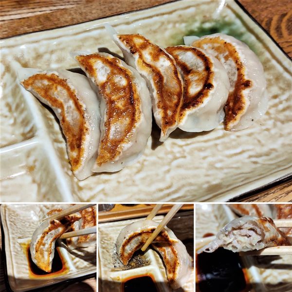 「餃子(5個)　300円」@ラーメン食堂 粋な一生の写真