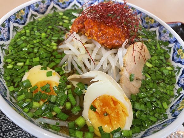 「辛にら練りラーメン890円」@農村レストラン ふるさと一番の写真