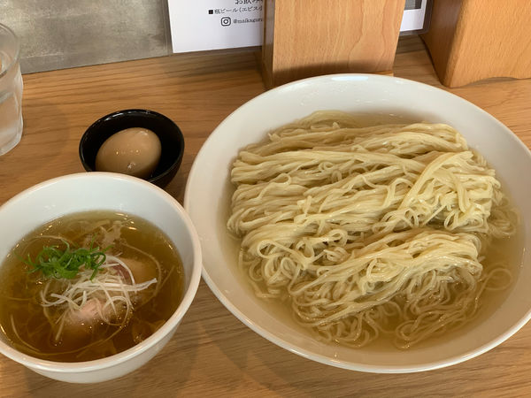 「塩つけ麺（大盛）＋味玉」@らーめんMAIKAGURAの写真