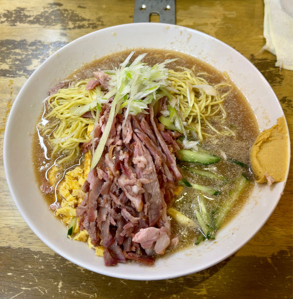 「冷麺定食（小焼飯付）850円」@宝楽の写真