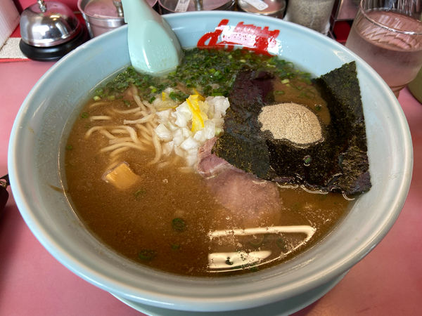 「煮干し豚骨ラーメン」@山岡家 平塚店の写真