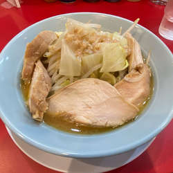 鶏増しラーメン。生姜油。