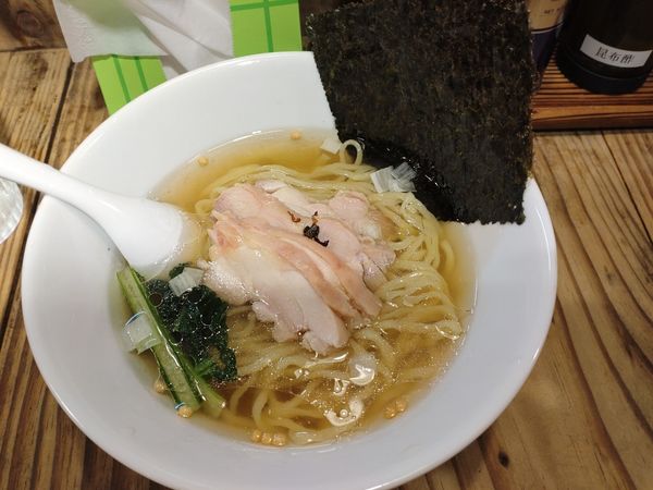 「昆布の塩らー麺」@昆布の塩らー麺専門店 MANNISHの写真
