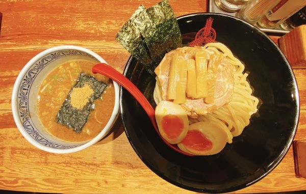 「濃厚魚介豚骨つけ麺 三田盛りセット:1,090円」@つけ麺専門店 三田製麺所 五反田店の写真