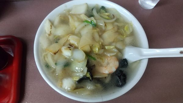 「エビソバ900円」@味の宝来の写真