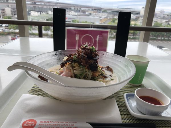 「冷やし麻婆茄子ちゃんぽん　￥８９０」@リンガーハット イオンモール大高店の写真