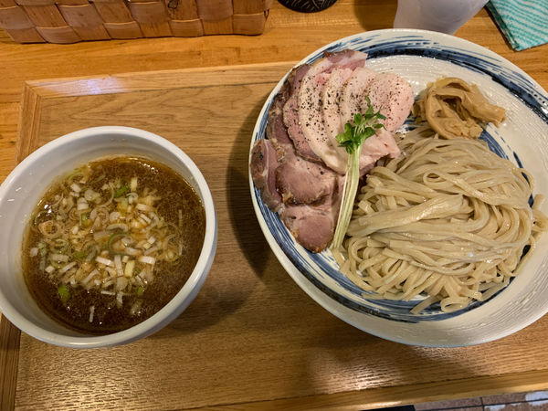 「たまりと最仕込みの鶏白湯つけ」@中華蕎麦 はざまの写真