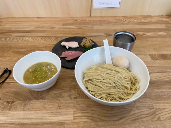 「白味噌山椒味玉つけそば（大）」@中華そば きなりの写真