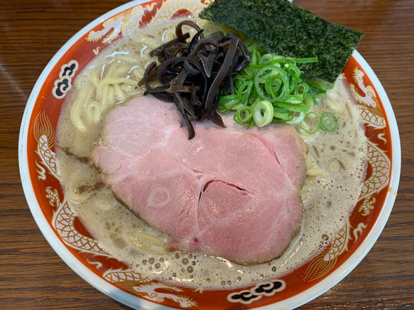 「濃厚ラーメン 太麺 大盛」@ラーメンかなやの写真